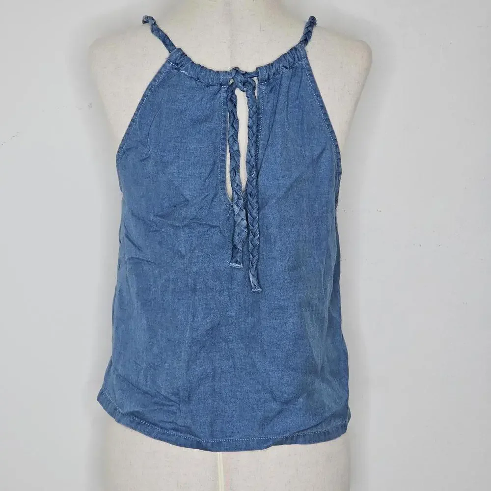 NWT Joie Women's Blue/100% Lyocell Top Size XS - Picture 5 of 6